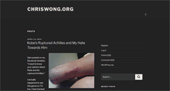 Desktop Screenshot of chriswong.org